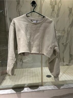 TNA Cropped Crewneck Sweatshirt